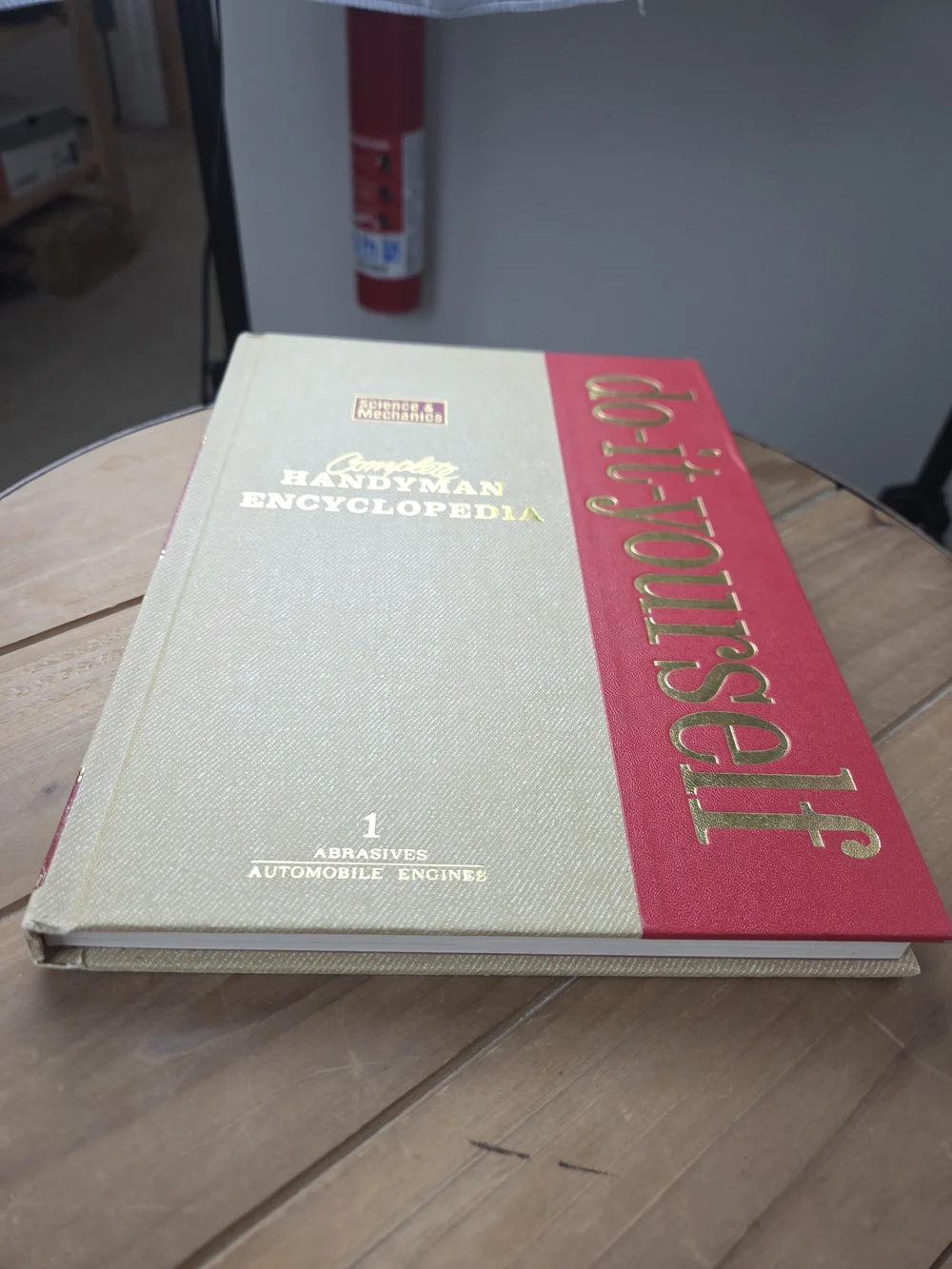 Complete Handyman Encyclopedia - Do-it-Yourself (Red & Tan)